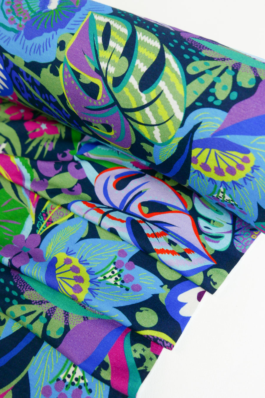 Mia - Printed Viscose Knit | Midnight (LAST CUT - 2.2M)