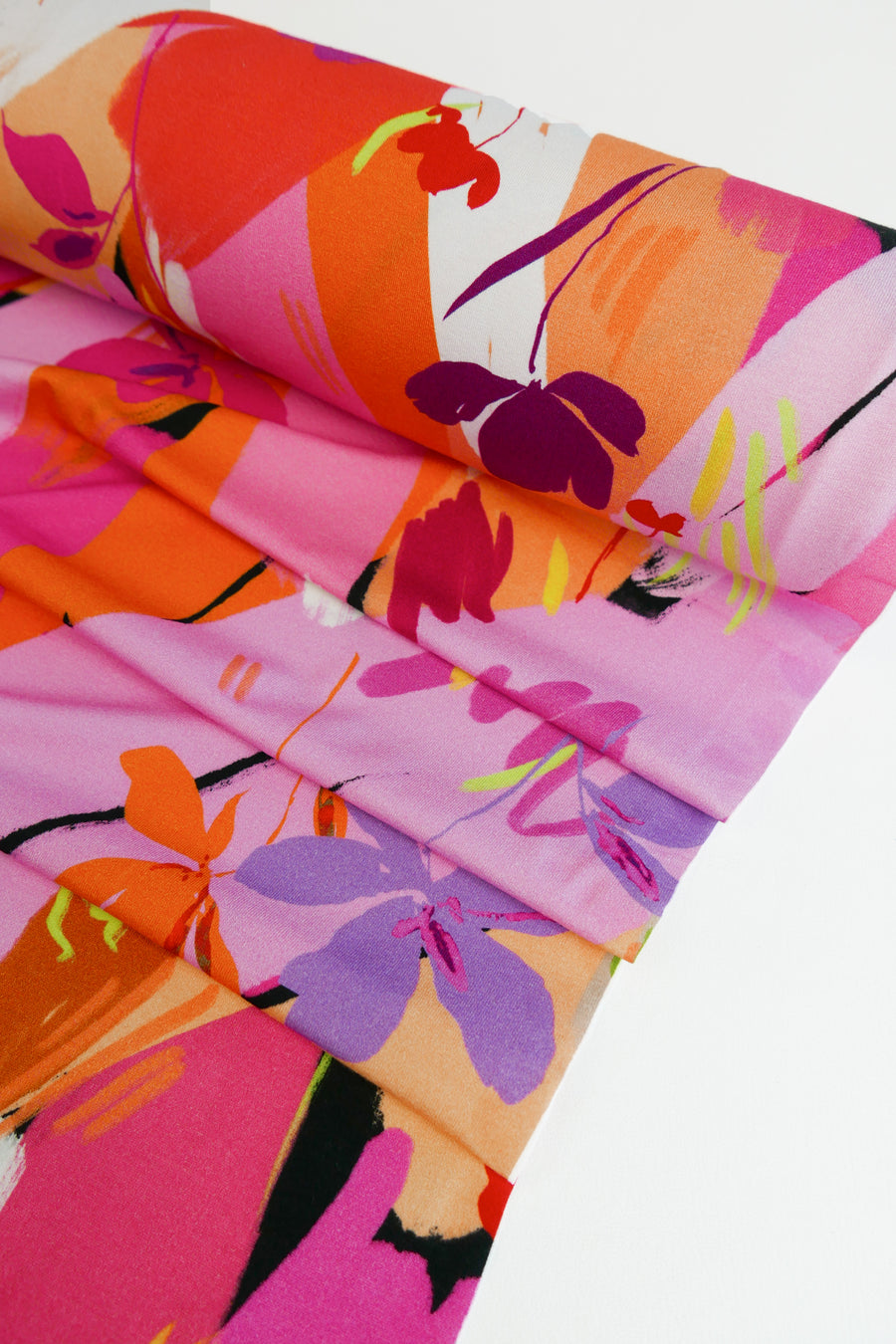 Paloma - Printed Viscose Knit | Rose Quartz