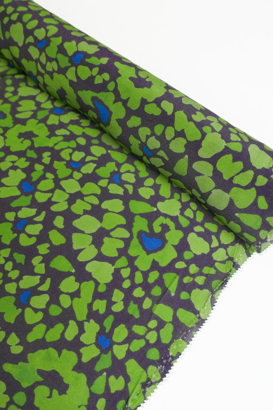 Dahlia - Printed Viscose | Lime