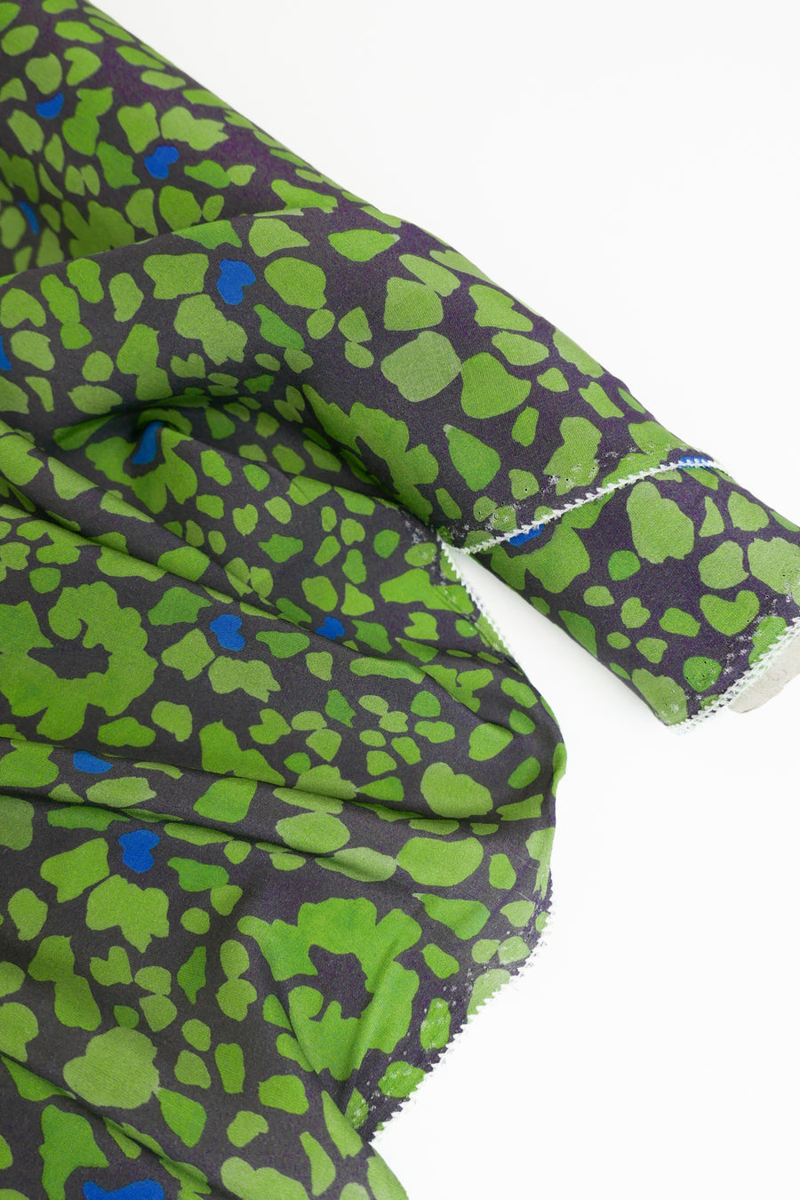 Dahlia - Printed Viscose | Lime