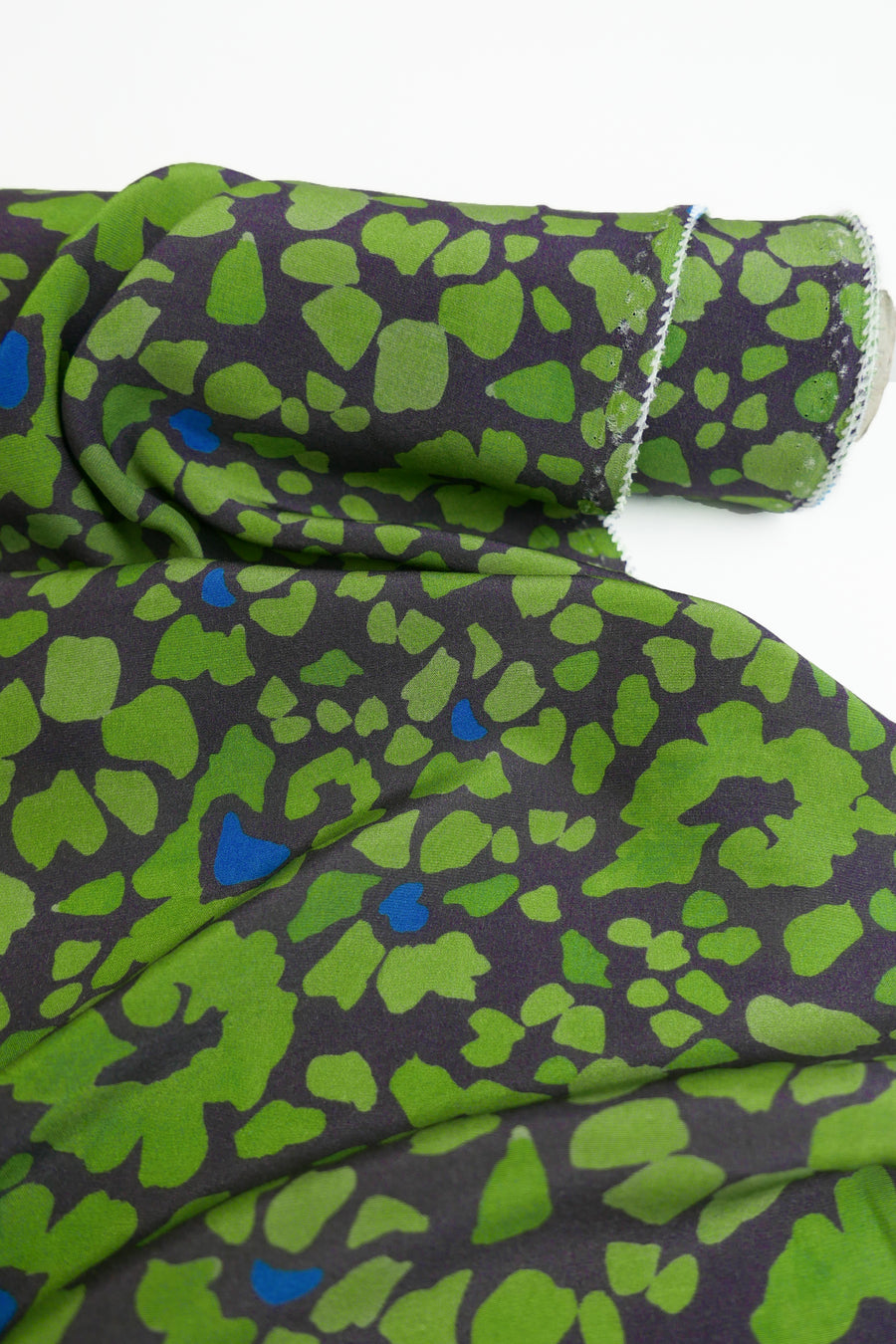 Dahlia - Printed Viscose | Lime
