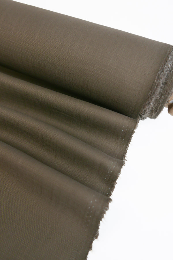 Bambi - Stretch Linen | Mushroom #8