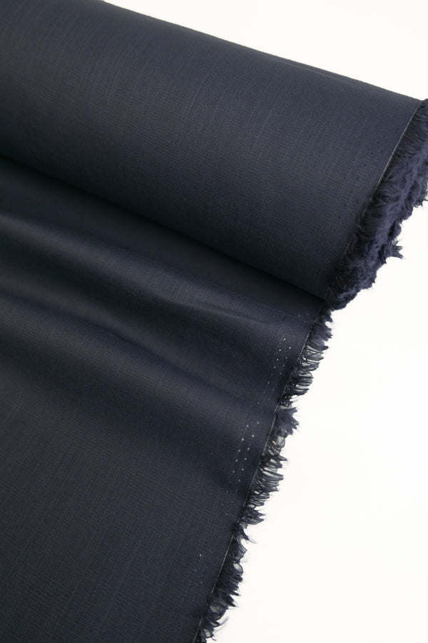 Bambi - Stretch Linen | Navy #7