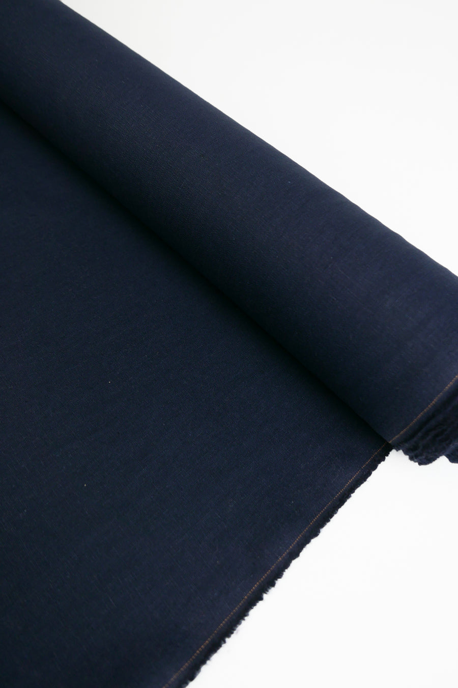 Freya - Heavy Square Weave Linen | Navy