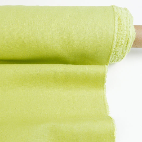 Freya - Heavy Square Weave Linen | Wasabi Remnant (1.7M)