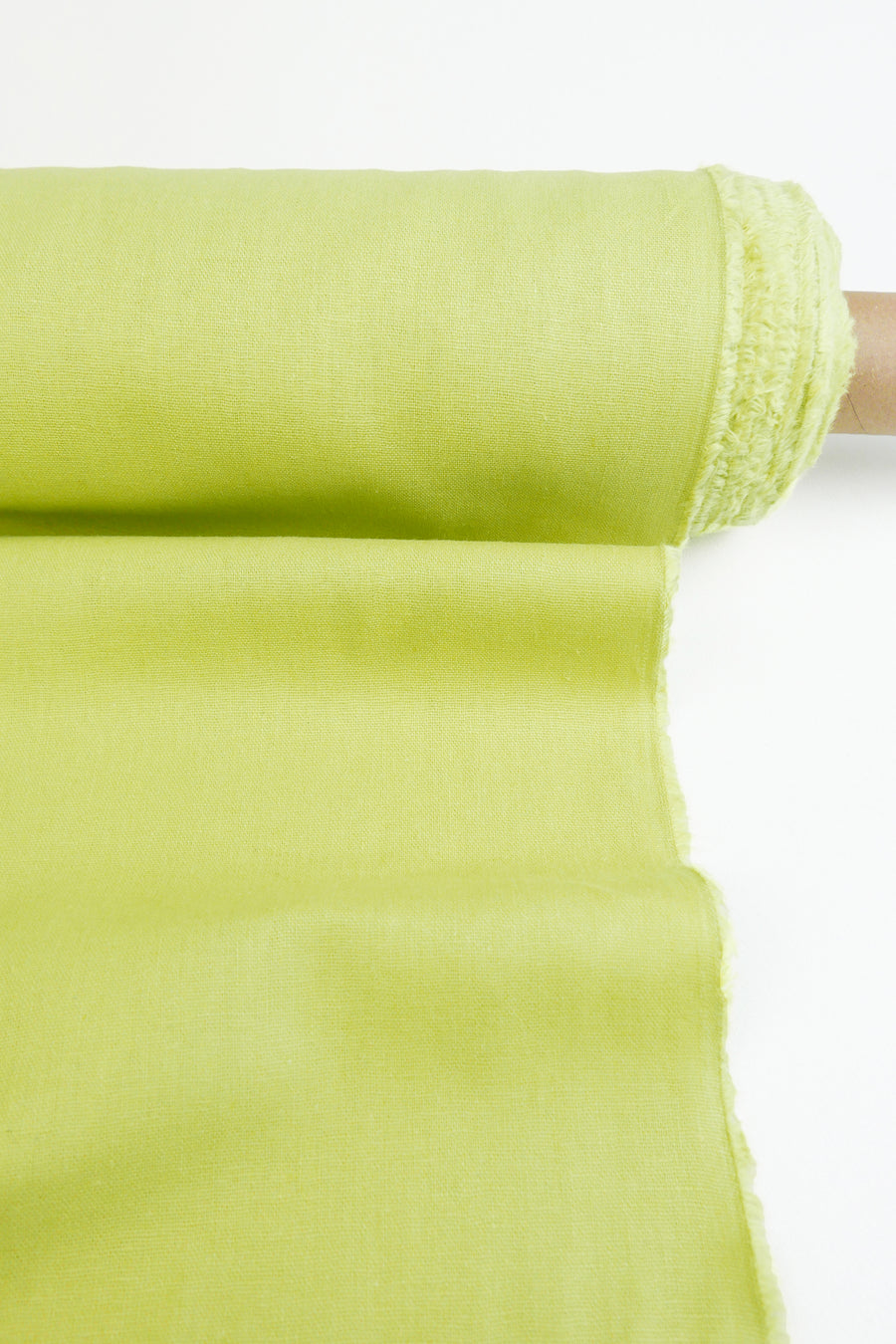 Freya - Heavy Square Weave Linen | Wasabi