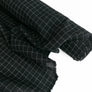 Baxter - Embroidered Linen Windowpane Check | B&W