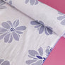 Ava - Printed Linen Melange | Lilac