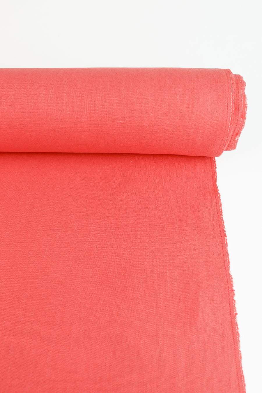 Freya - Heavy Square Weave Linen | Watermelon