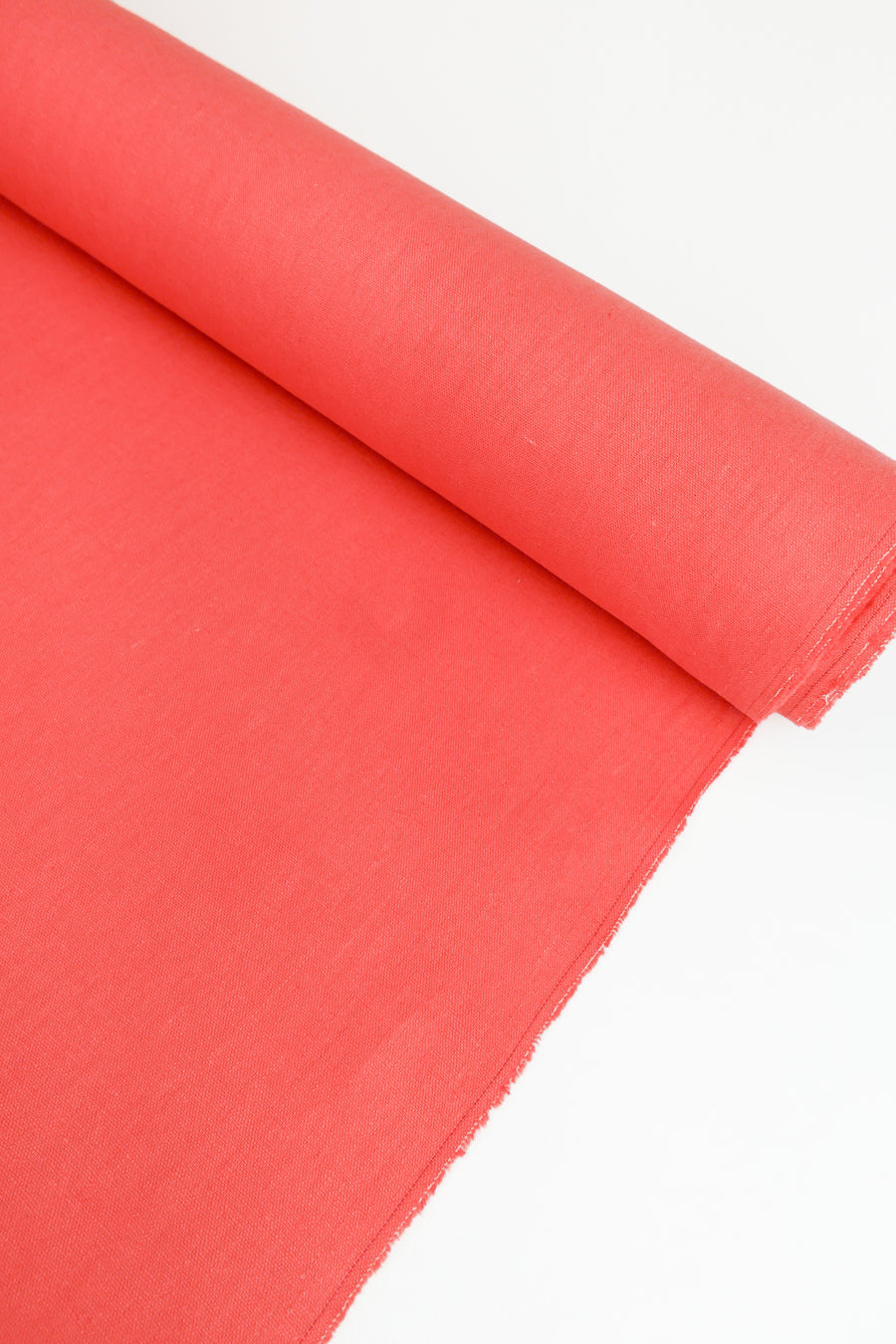 Freya - Heavy Square Weave Linen | Watermelon