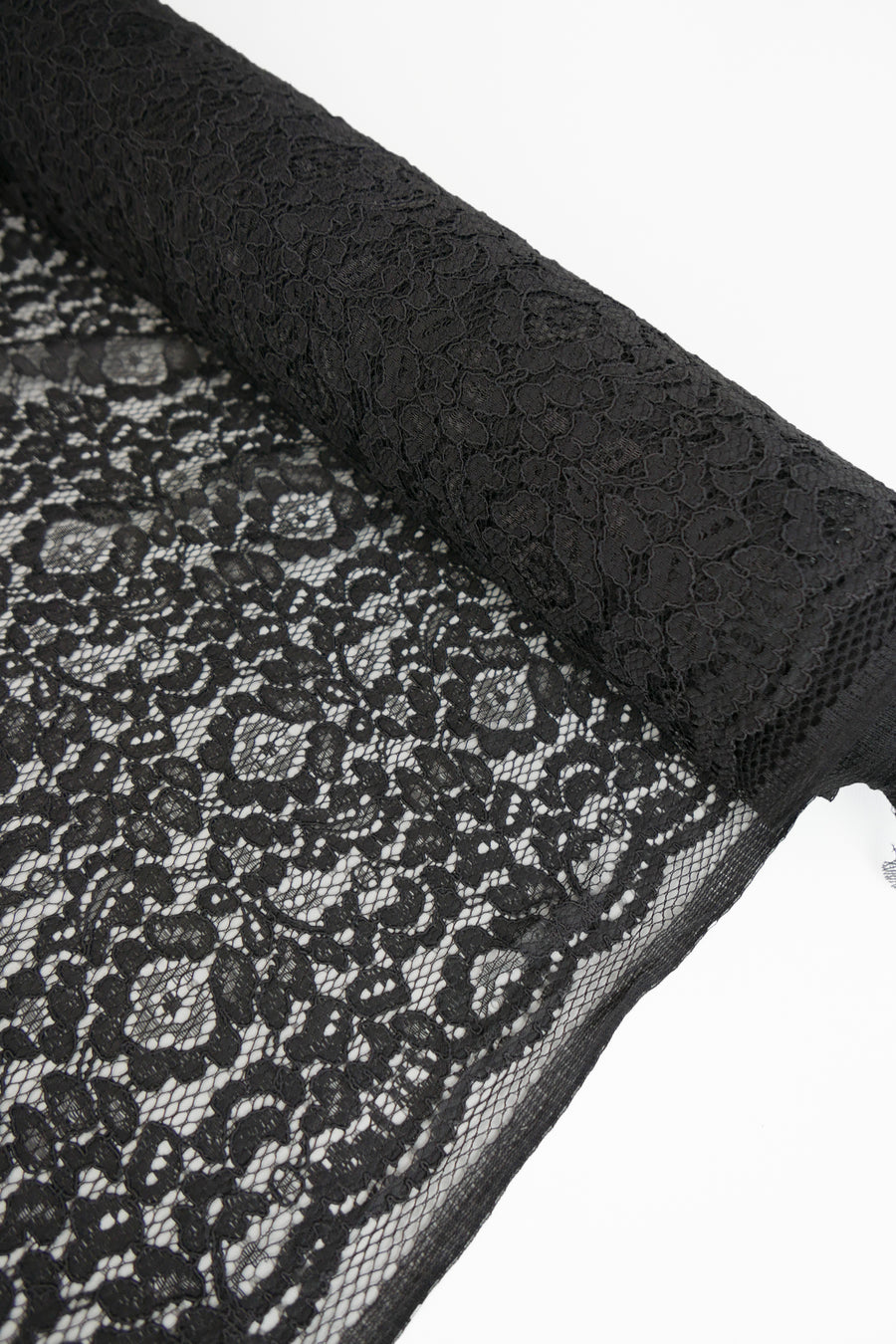 Dita Lace - Alençon lace | Charcoal