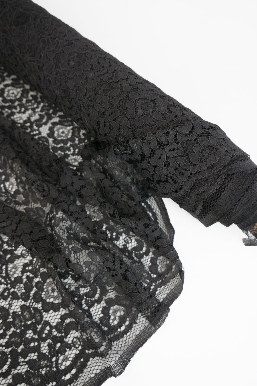 Dita Lace - Alençon lace | Charcoal