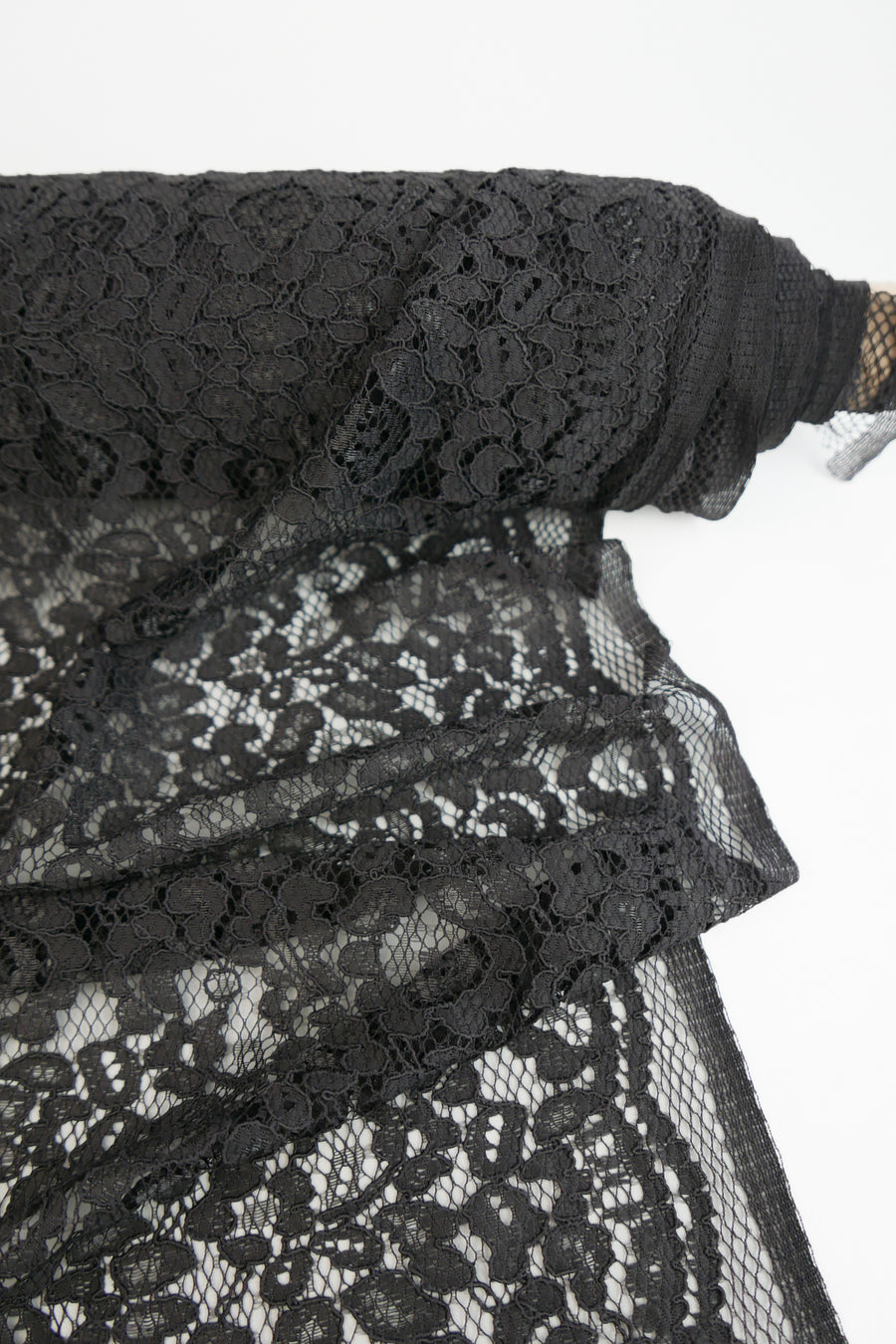 Dita Lace - Alençon lace | Charcoal