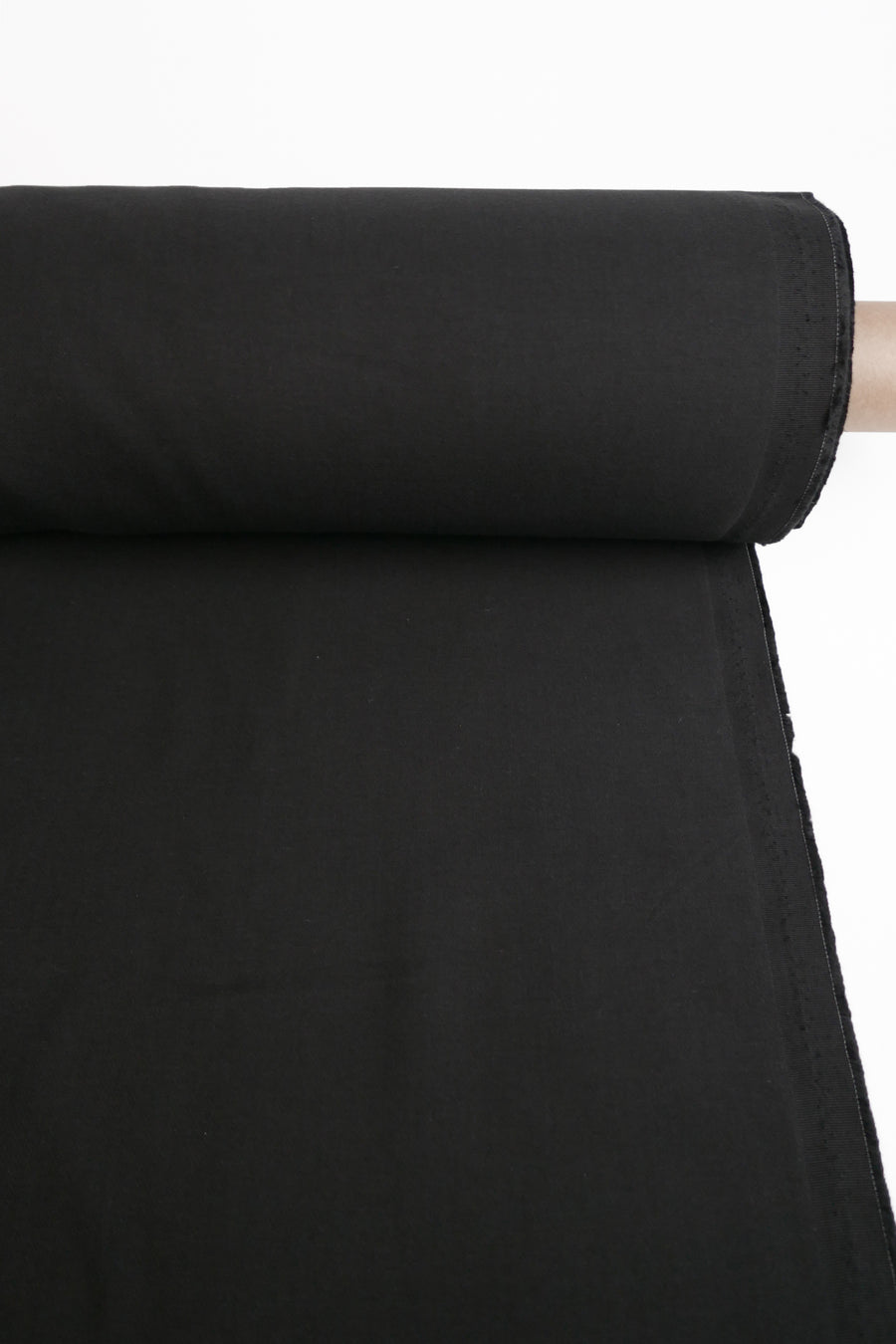 Bruno - Peach Finish Cotton Drill | Classic Black