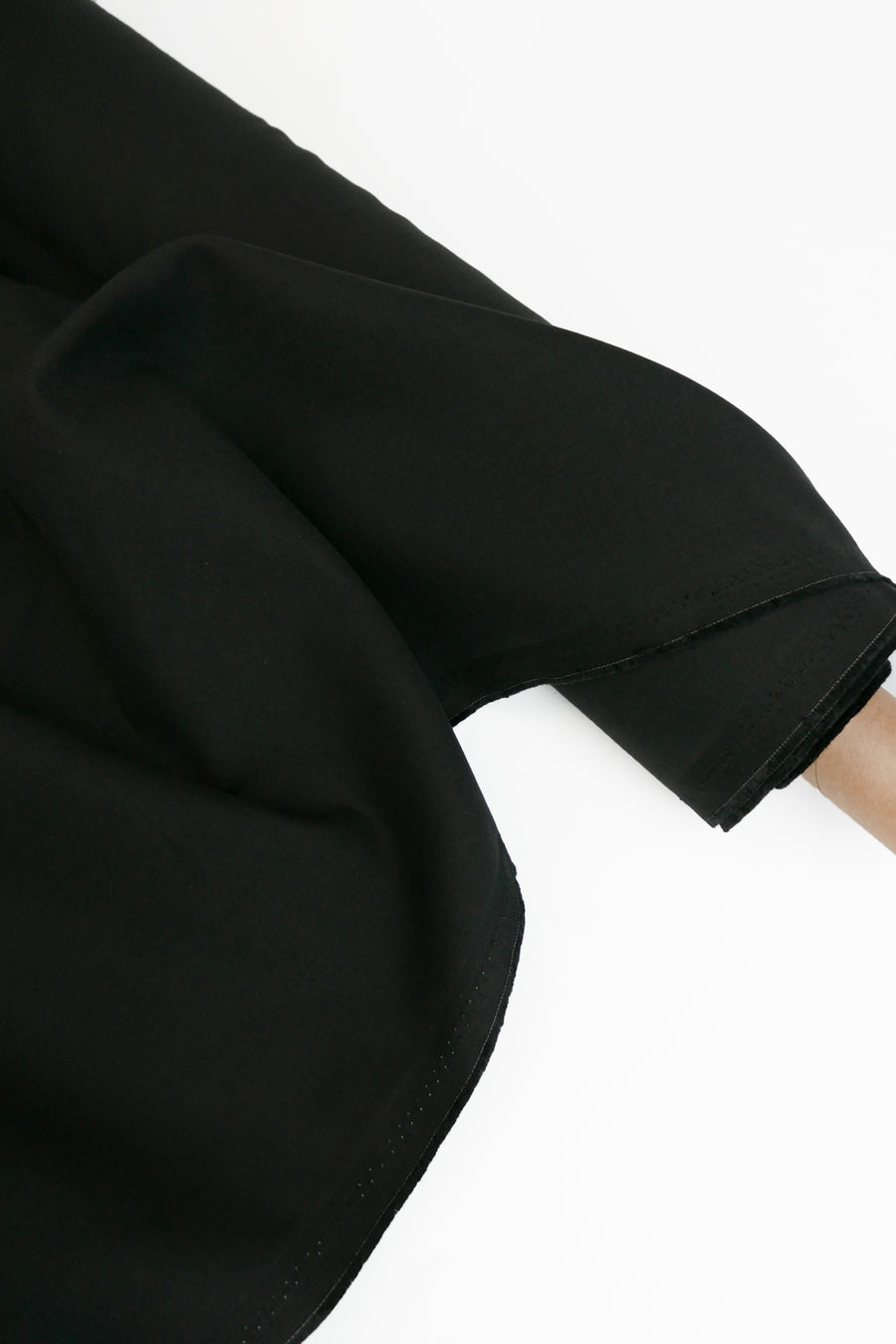 Bruno - Peach Finish Cotton Drill | Classic Black