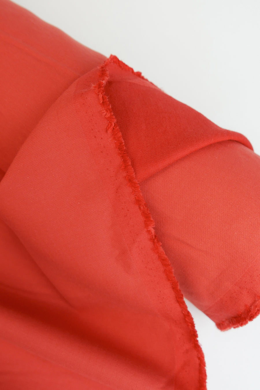 Bruno - Peach Finish Cotton Drill | Blood Orange