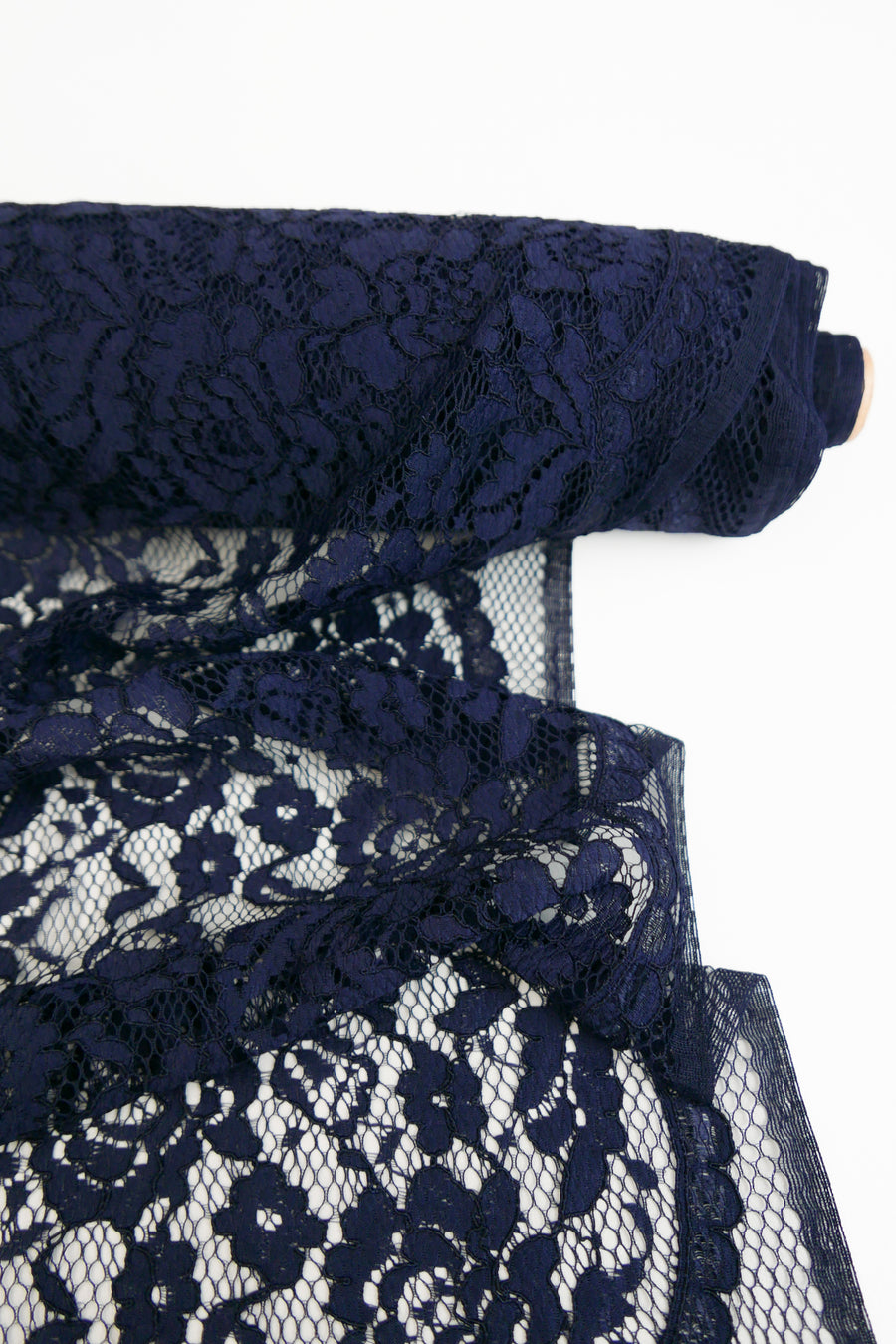 Dita Lace - Alençon lace | Midnight Blue