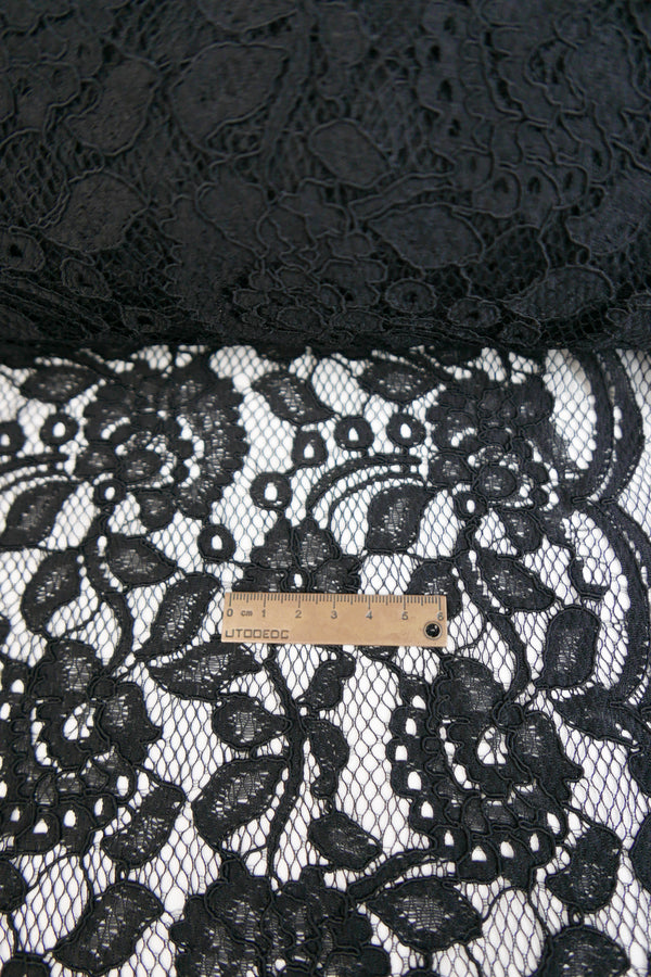 Dita Lace - Alençon lace | Black