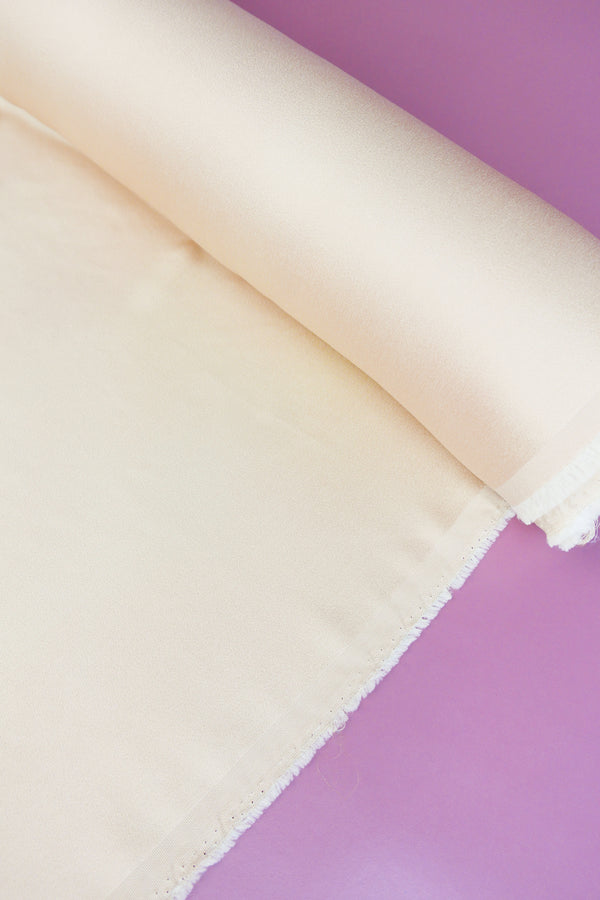 Satin Back Crepe | Champagne #5