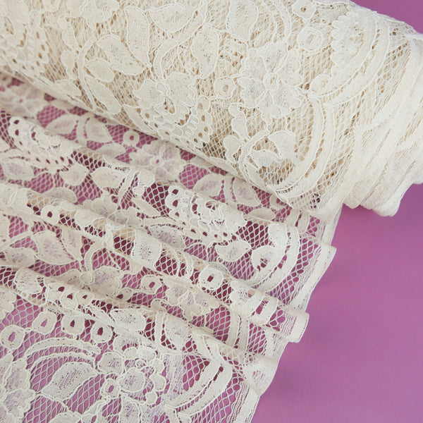 Dita Lace - Alençon lace | Cream Remnant (2M)