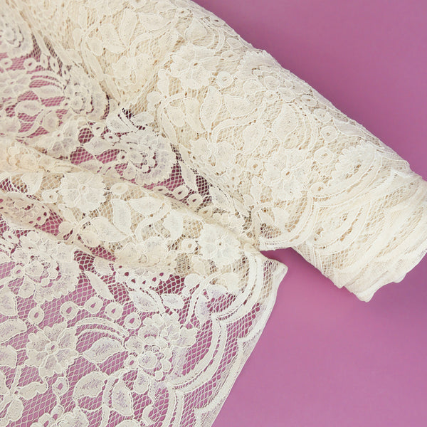 Dita Lace - Alençon lace | Cream Remnant (2M)