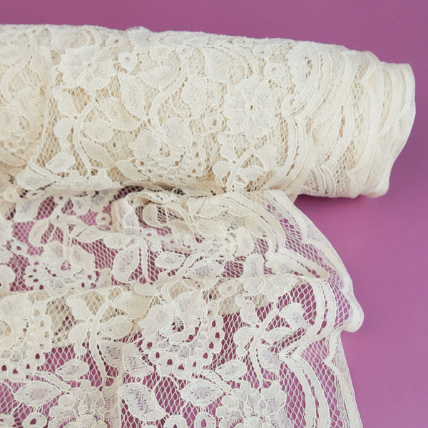 Dita Lace - Alençon lace | Cream Remnant (2M)