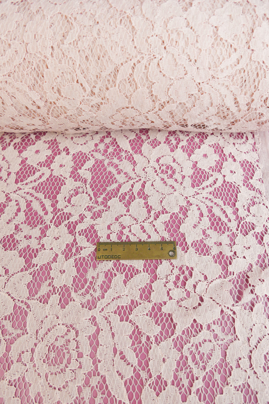 Dita Lace - Alençon lace | Dusky Pink