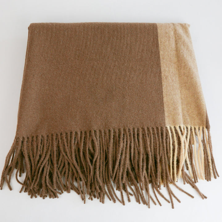 Cashmere Blanket | Dark Caramel