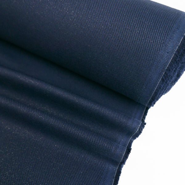 Bianca - Foiled Linen | Lapis