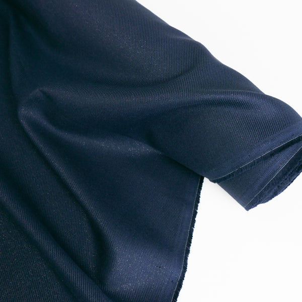 Bianca - Foiled Linen | Lapis