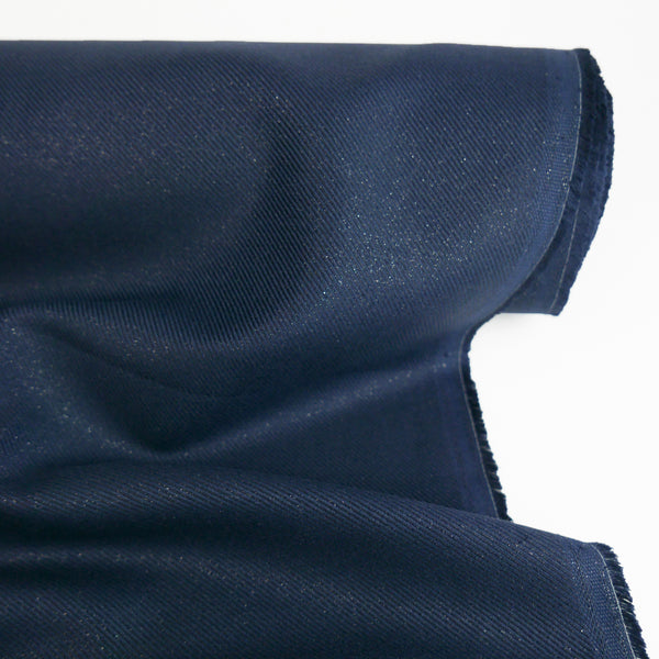 Bianca - Foiled Linen | Lapis