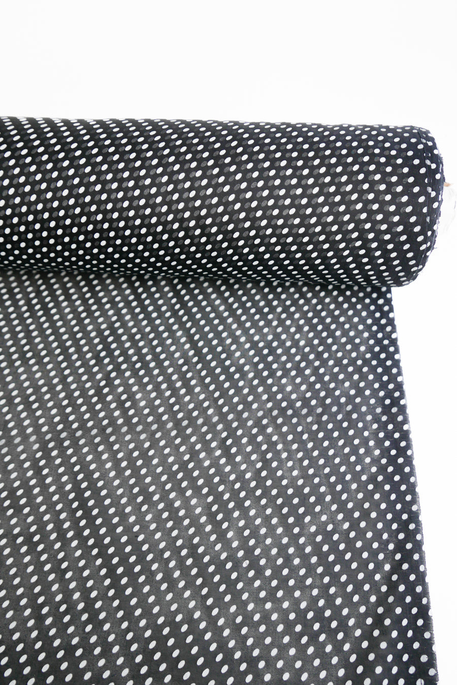 Printed Silk Georgette | B&W Spot