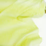 Shirred Pure Silk | Lime Zest
