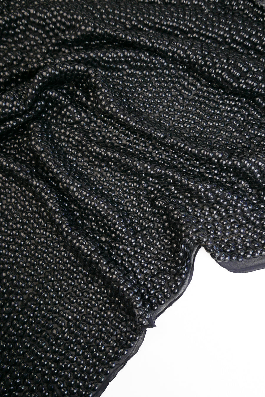 Indian Embroidered Silk Sequin | Obsidian