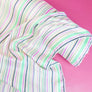 Yarn-Dyed Silk Twill Stripe