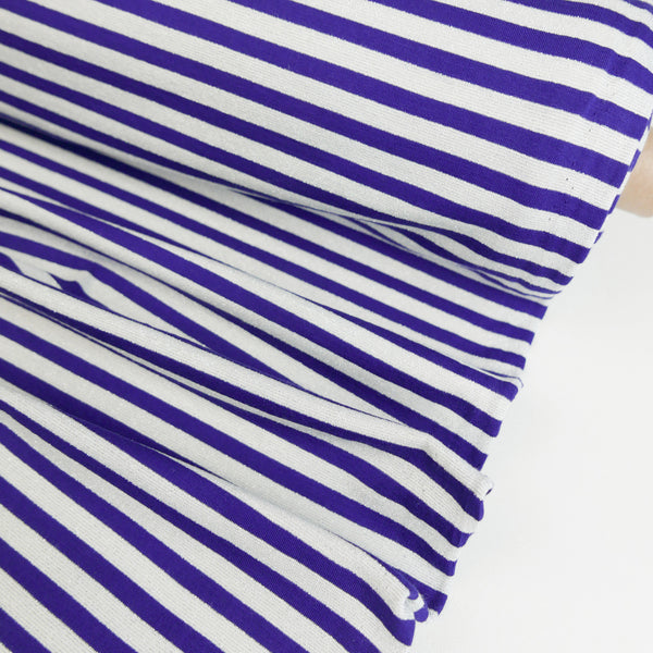 Genoa - Japanese Cotton Lurex Knit | Azure