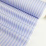 Matilda - Supima Cotton Shirting | Sky Blue Stripe