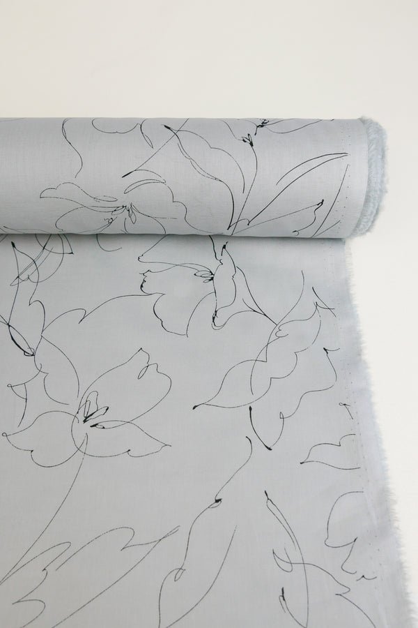 Sergio - Japanese Cotton Lawn | Dove Grey