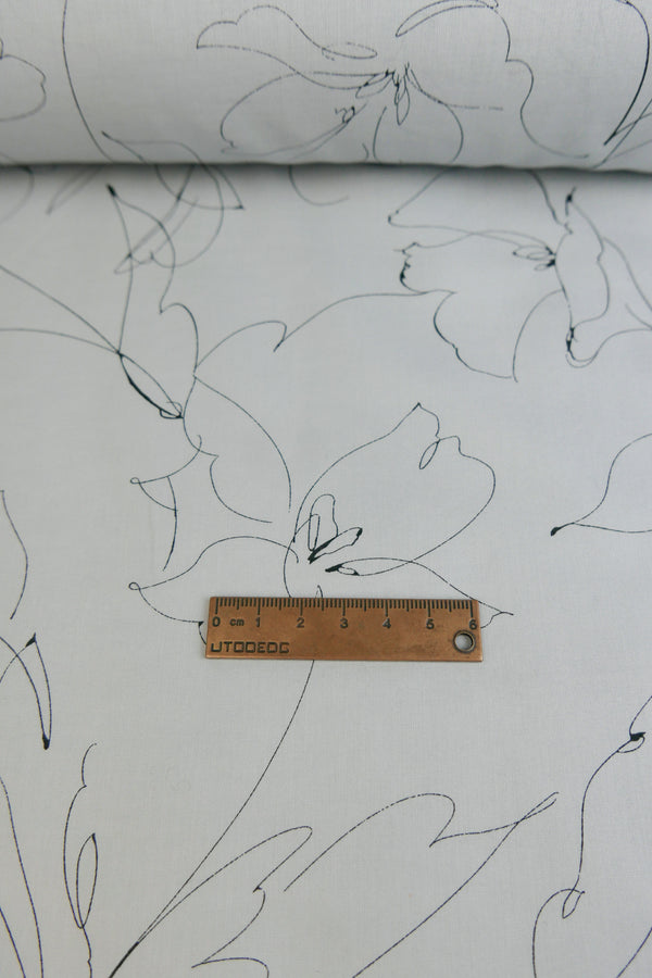 Sergio - Japanese Cotton Lawn | Dove Grey
