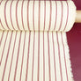 Asahi - Japanese Cotton Twill | Merlot Stripe