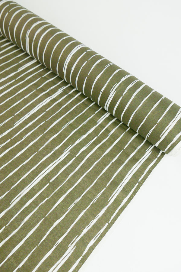 Christopher - Linen Cotton | Olive