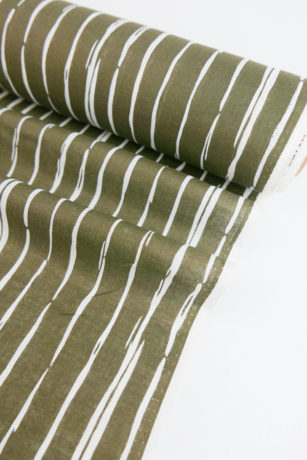 Christopher - Linen Cotton | Olive