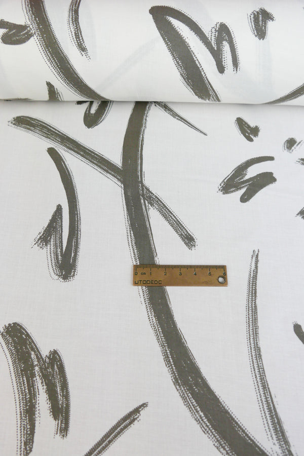Piccadilly - Cotton Print | Mushroom
