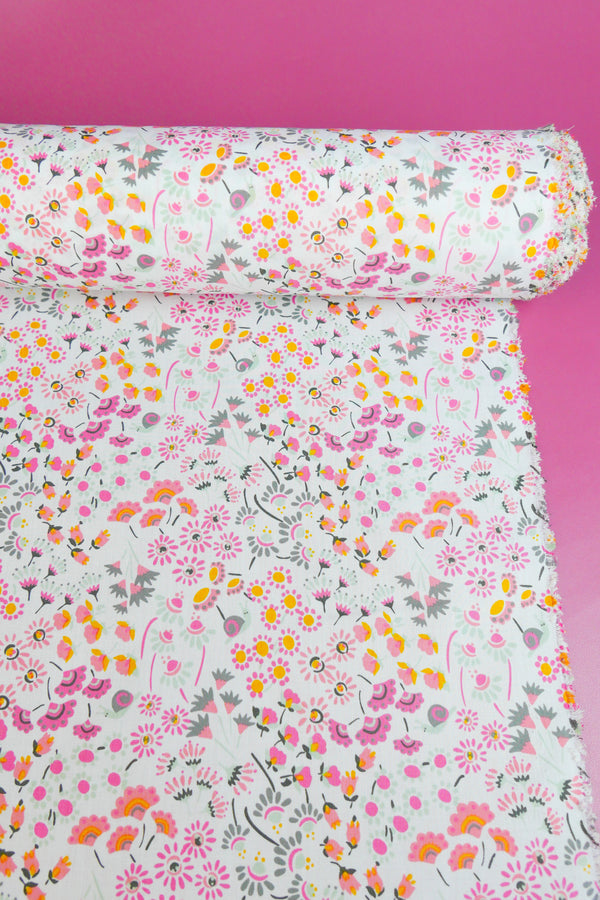 Spring - Cotton Poplin Print | Sherbert