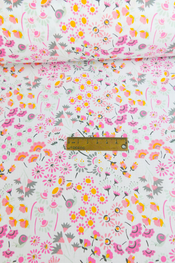 Spring - Cotton Poplin Print | Sherbert