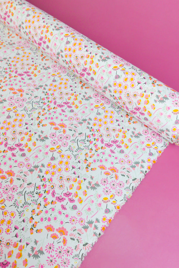 Spring - Cotton Poplin Print | Sherbert