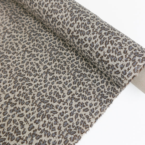 Kimberley - Cotton Poplin Print | Taupe #2 Remnant (2.5M)