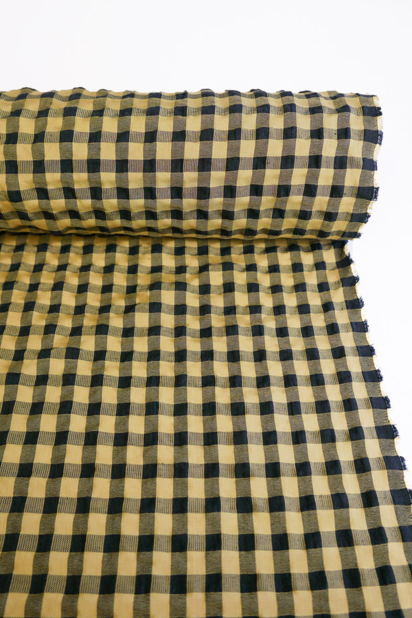 Vienna - Linen Cotton Seersucker | Ginger