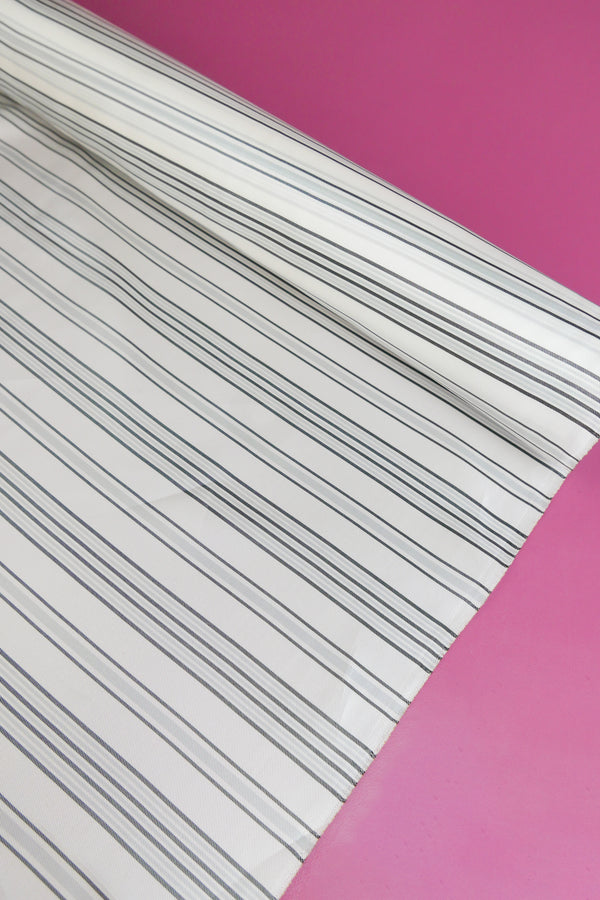 Marca - Italian Lining | Silver Stripe