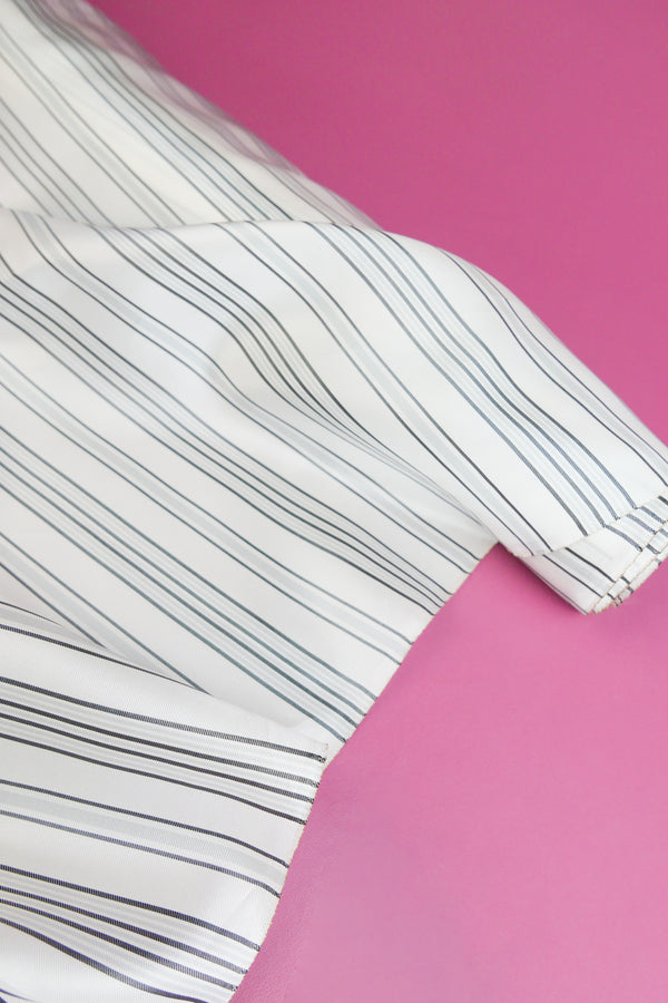 Marca - Italian Lining | Silver Stripe